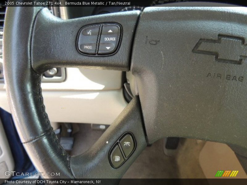 Bermuda Blue Metallic / Tan/Neutral 2005 Chevrolet Tahoe Z71 4x4