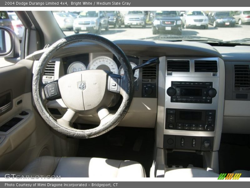 Bright White / Medium Slate Gray 2004 Dodge Durango Limited 4x4