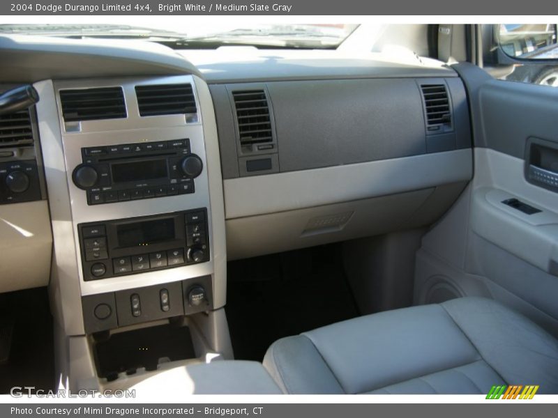 Bright White / Medium Slate Gray 2004 Dodge Durango Limited 4x4