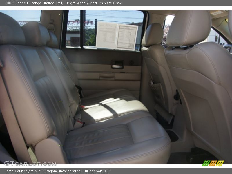 Bright White / Medium Slate Gray 2004 Dodge Durango Limited 4x4
