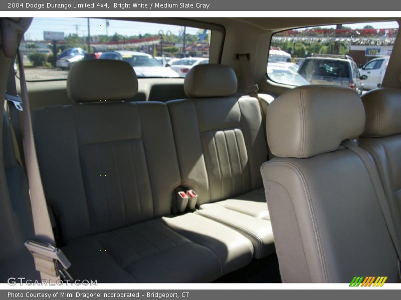 Bright White / Medium Slate Gray 2004 Dodge Durango Limited 4x4