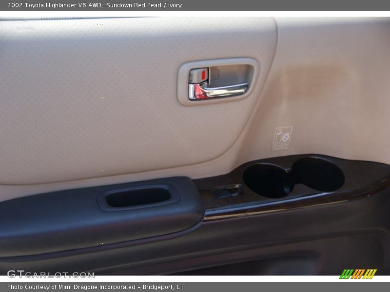 Sundown Red Pearl / Ivory 2002 Toyota Highlander V6 4WD