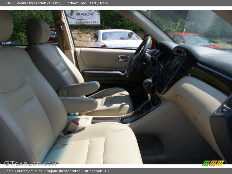 Sundown Red Pearl / Ivory 2002 Toyota Highlander V6 4WD