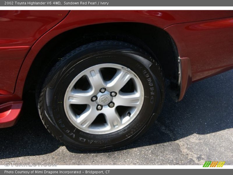 Sundown Red Pearl / Ivory 2002 Toyota Highlander V6 4WD