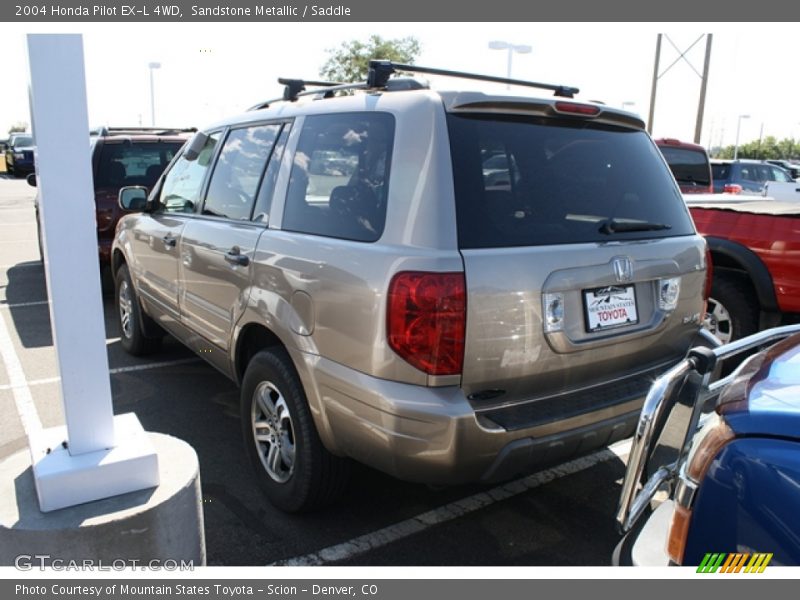 Sandstone Metallic / Saddle 2004 Honda Pilot EX-L 4WD