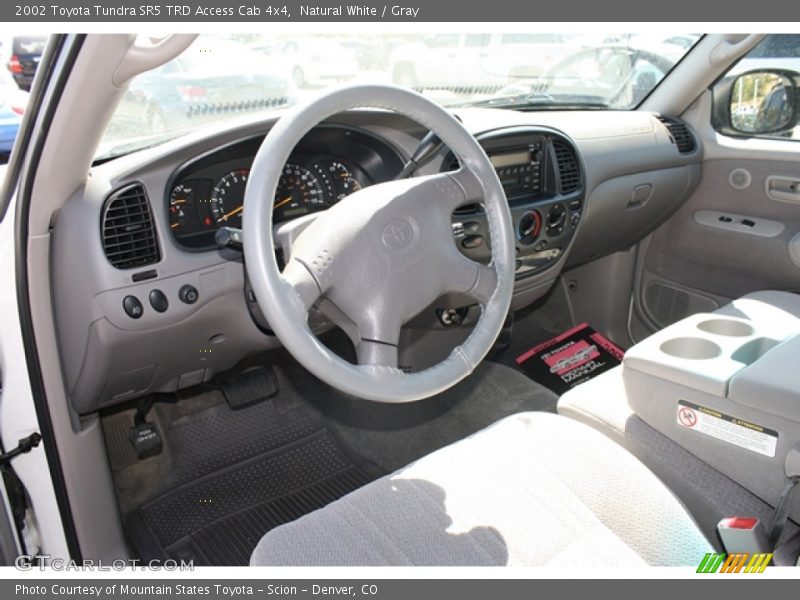 Natural White / Gray 2002 Toyota Tundra SR5 TRD Access Cab 4x4