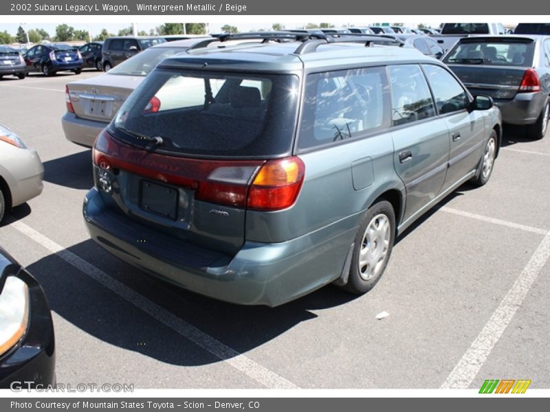 Wintergreen Metallic / Beige 2002 Subaru Legacy L Wagon