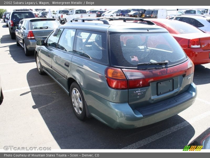 Wintergreen Metallic / Beige 2002 Subaru Legacy L Wagon