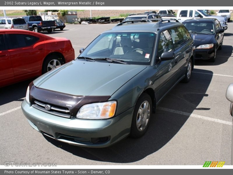 Wintergreen Metallic / Beige 2002 Subaru Legacy L Wagon