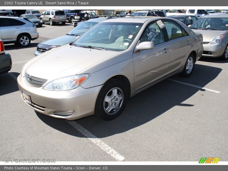 Desert Sand Mica / Taupe 2002 Toyota Camry LE