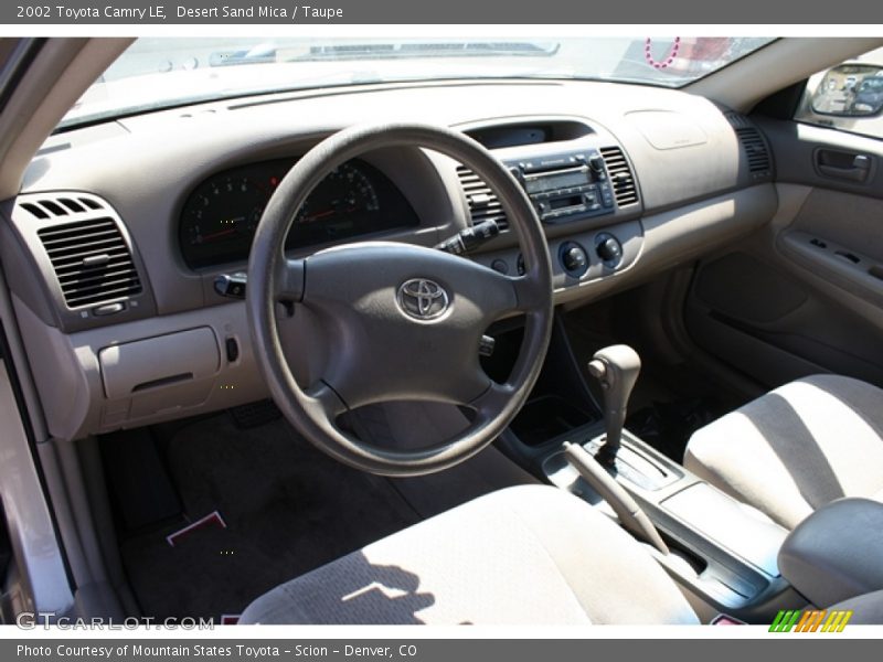 Desert Sand Mica / Taupe 2002 Toyota Camry LE