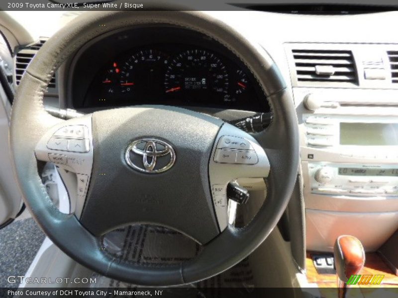 Super White / Bisque 2009 Toyota Camry XLE
