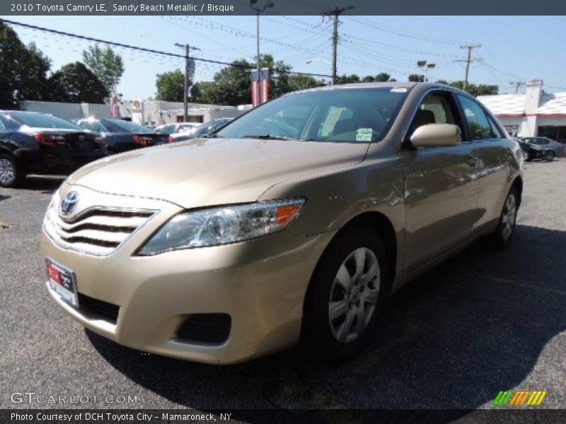 Sandy Beach Metallic / Bisque 2010 Toyota Camry LE