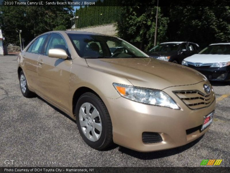 Sandy Beach Metallic / Bisque 2010 Toyota Camry LE