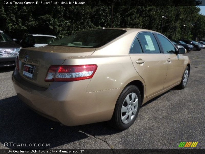 Sandy Beach Metallic / Bisque 2010 Toyota Camry LE