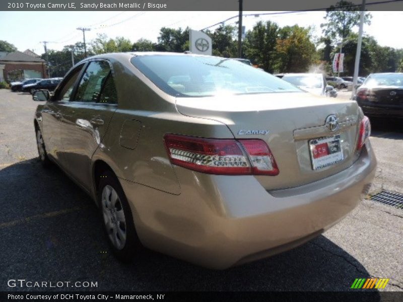 Sandy Beach Metallic / Bisque 2010 Toyota Camry LE