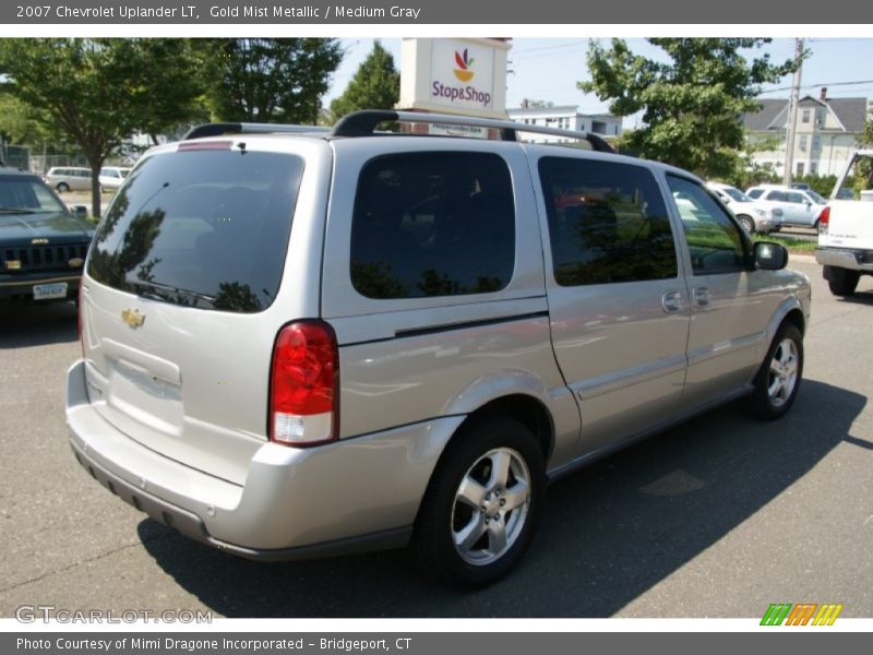 Gold Mist Metallic / Medium Gray 2007 Chevrolet Uplander LT