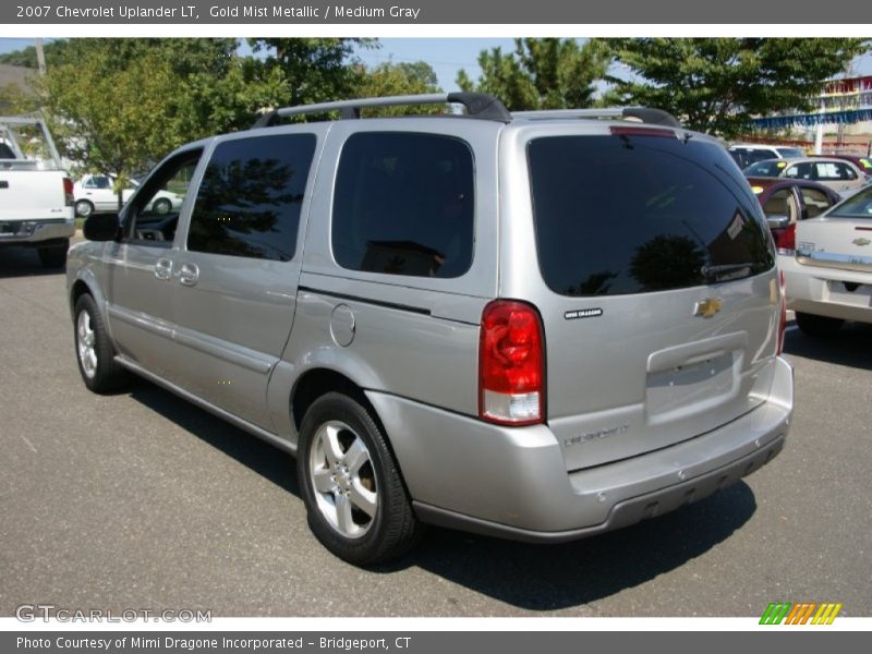 Gold Mist Metallic / Medium Gray 2007 Chevrolet Uplander LT