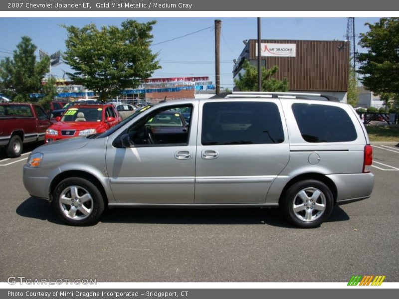 Gold Mist Metallic / Medium Gray 2007 Chevrolet Uplander LT