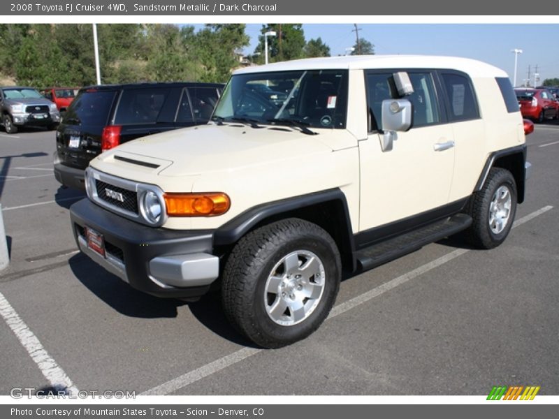 Sandstorm Metallic / Dark Charcoal 2008 Toyota FJ Cruiser 4WD
