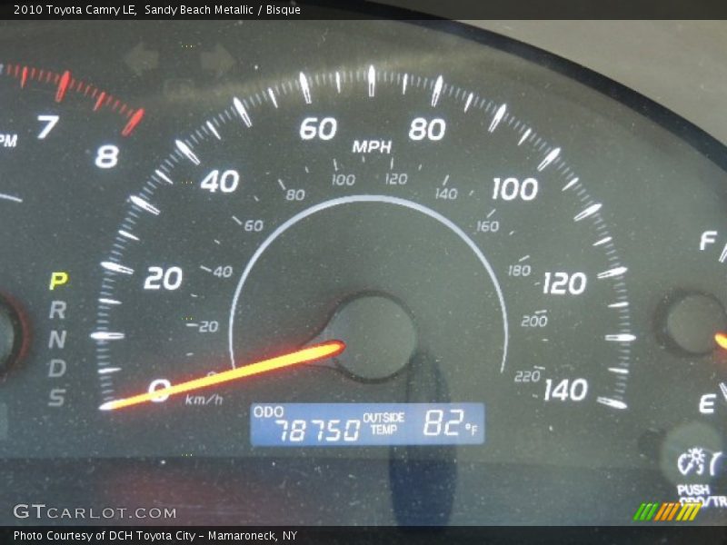 Sandy Beach Metallic / Bisque 2010 Toyota Camry LE