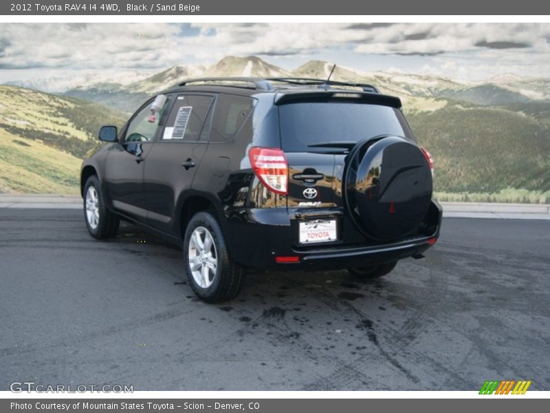 Black / Sand Beige 2012 Toyota RAV4 I4 4WD