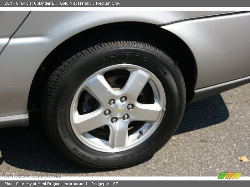 Gold Mist Metallic / Medium Gray 2007 Chevrolet Uplander LT