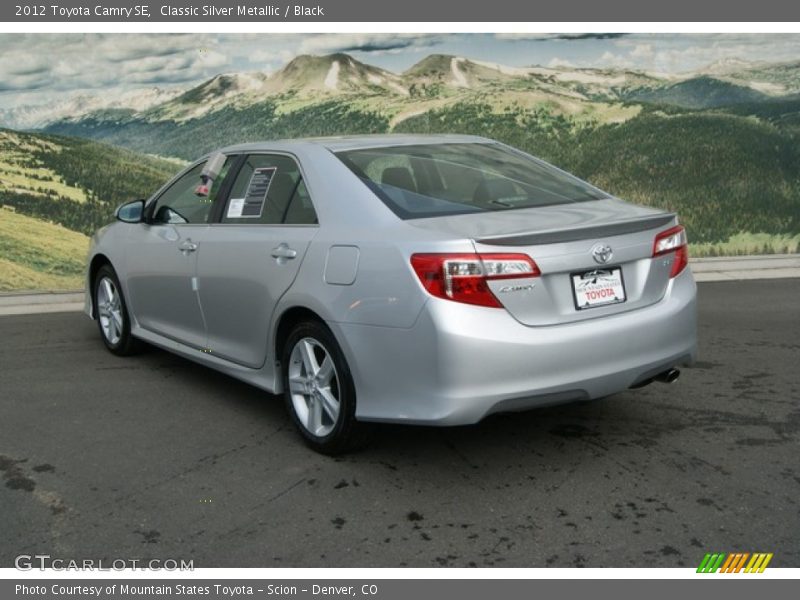 Classic Silver Metallic / Black 2012 Toyota Camry SE