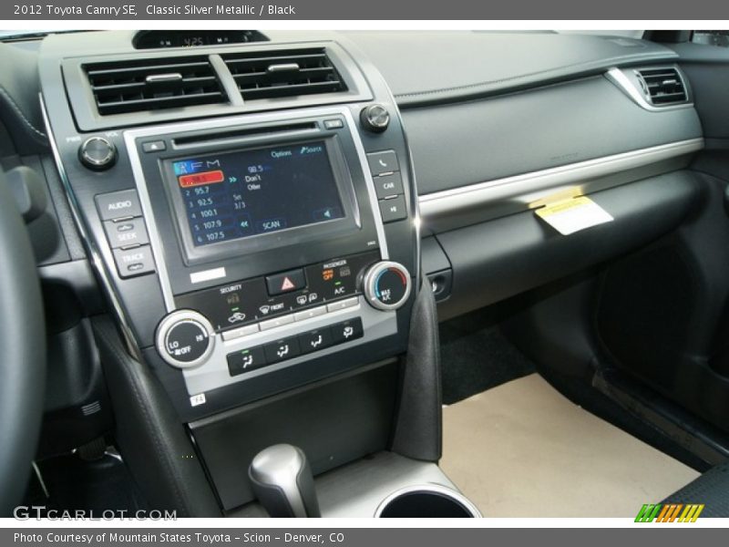 Classic Silver Metallic / Black 2012 Toyota Camry SE