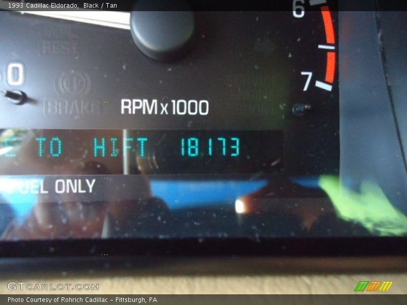Black / Tan 1993 Cadillac Eldorado