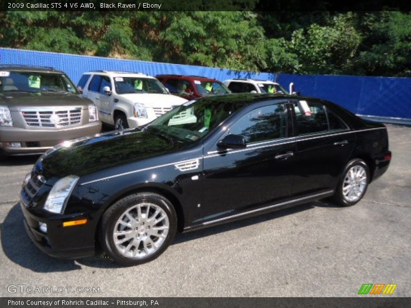 Black Raven / Ebony 2009 Cadillac STS 4 V6 AWD