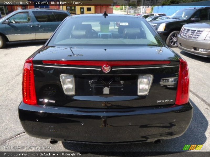 Black Raven / Ebony 2009 Cadillac STS 4 V6 AWD