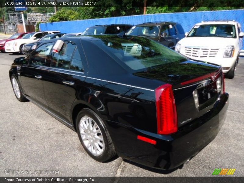 Black Raven / Ebony 2009 Cadillac STS 4 V6 AWD
