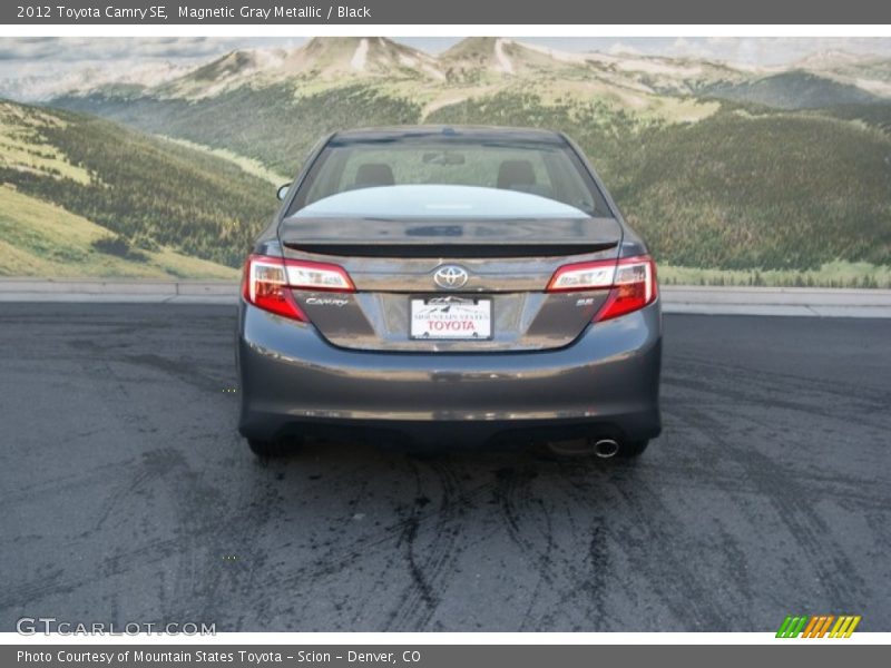 Magnetic Gray Metallic / Black 2012 Toyota Camry SE