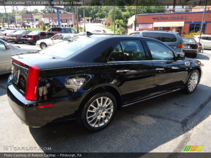 Black Raven / Ebony 2009 Cadillac STS 4 V6 AWD