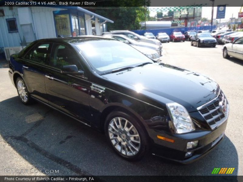 Black Raven / Ebony 2009 Cadillac STS 4 V6 AWD