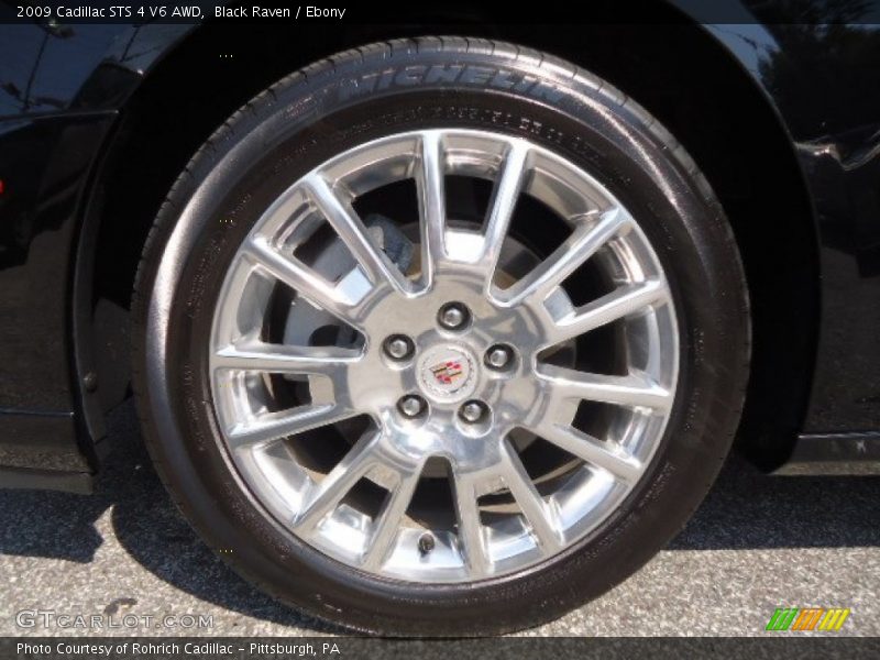 Black Raven / Ebony 2009 Cadillac STS 4 V6 AWD