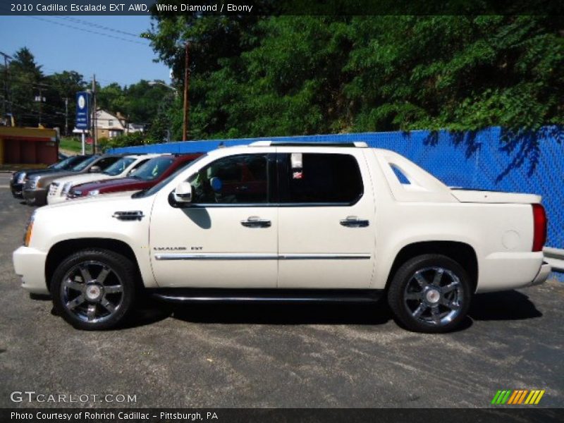White Diamond / Ebony 2010 Cadillac Escalade EXT AWD