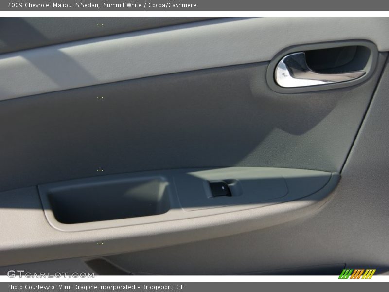 Summit White / Cocoa/Cashmere 2009 Chevrolet Malibu LS Sedan