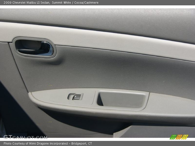 Summit White / Cocoa/Cashmere 2009 Chevrolet Malibu LS Sedan