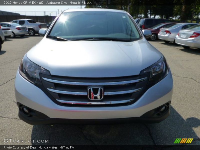 Alabaster Silver Metallic / Black 2012 Honda CR-V EX 4WD