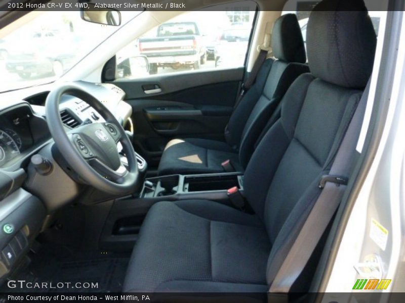 Alabaster Silver Metallic / Black 2012 Honda CR-V EX 4WD