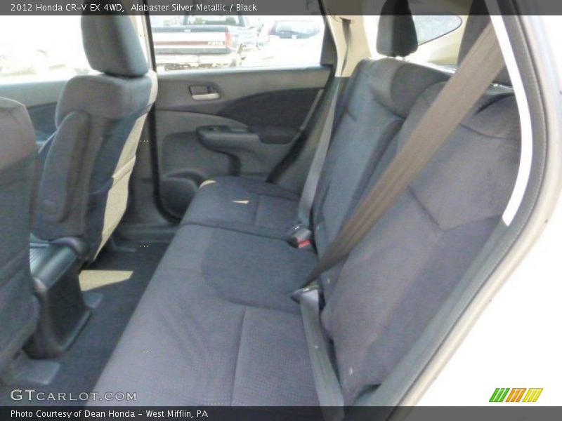 Alabaster Silver Metallic / Black 2012 Honda CR-V EX 4WD
