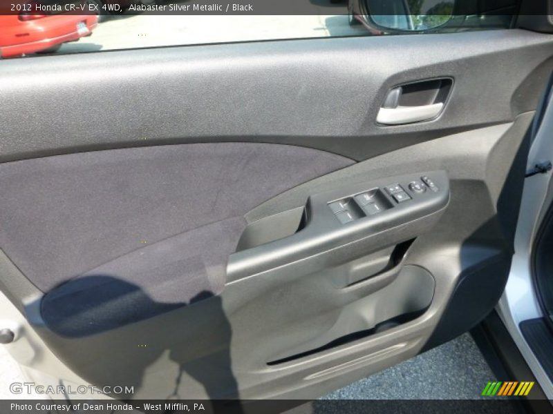 Alabaster Silver Metallic / Black 2012 Honda CR-V EX 4WD
