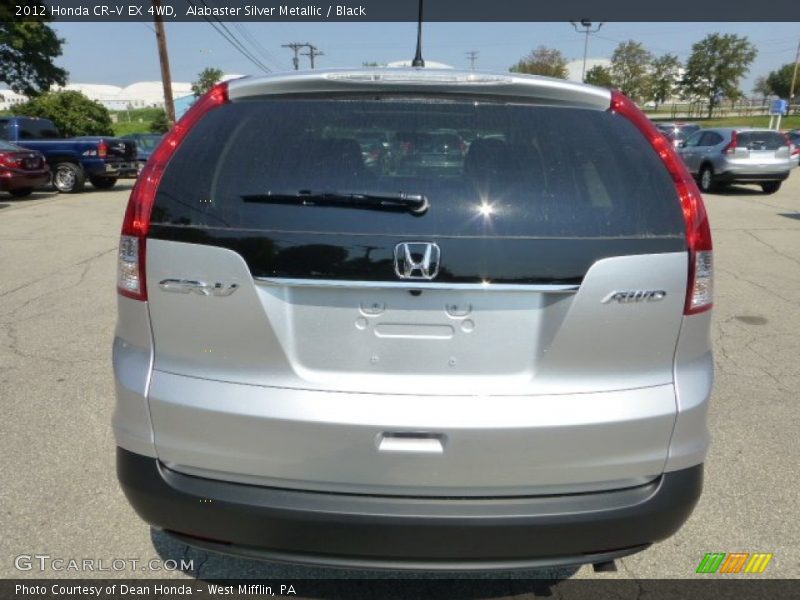 Alabaster Silver Metallic / Black 2012 Honda CR-V EX 4WD