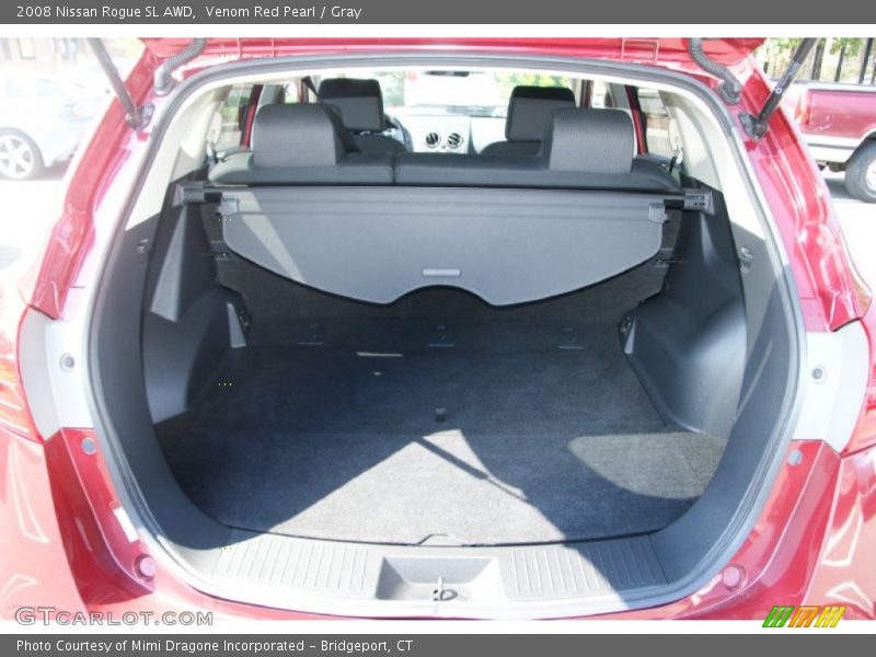Venom Red Pearl / Gray 2008 Nissan Rogue SL AWD