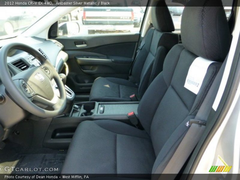 Alabaster Silver Metallic / Black 2012 Honda CR-V EX 4WD