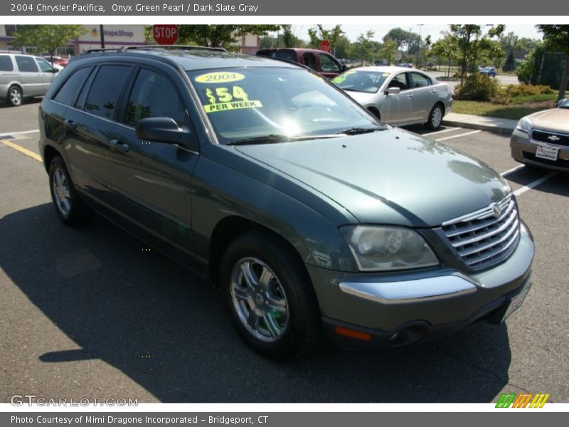 Onyx Green Pearl / Dark Slate Gray 2004 Chrysler Pacifica