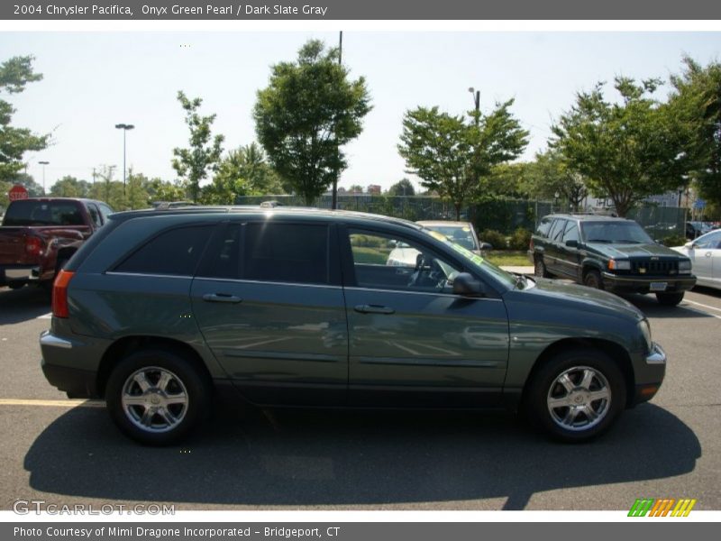 Onyx Green Pearl / Dark Slate Gray 2004 Chrysler Pacifica