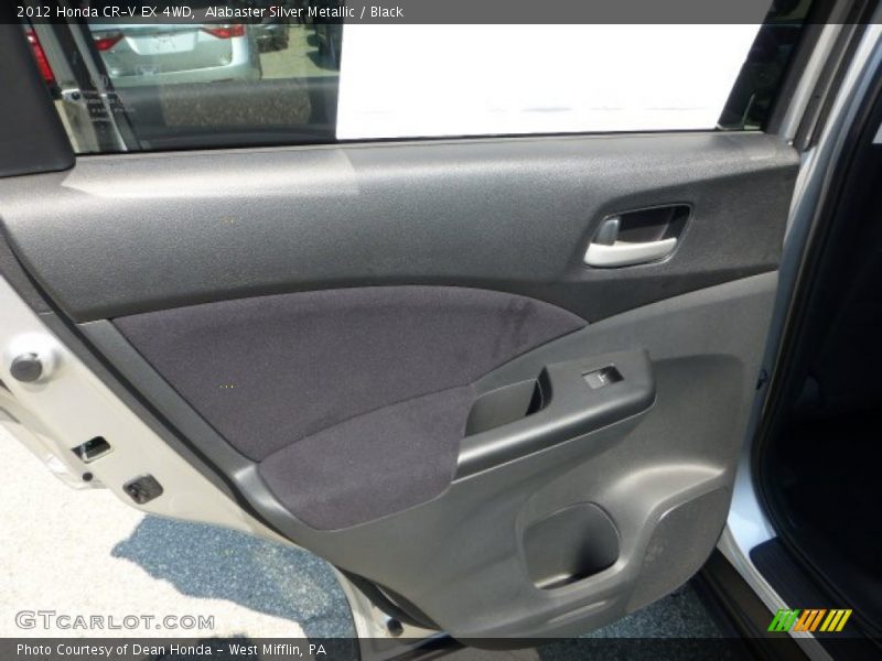 Alabaster Silver Metallic / Black 2012 Honda CR-V EX 4WD